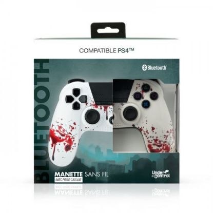 Picture of Under Control- PS4 bluetooth controller met koptelefoon aansluiting - zombie