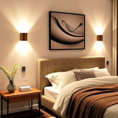 Picture of Bedroom Bed Lights