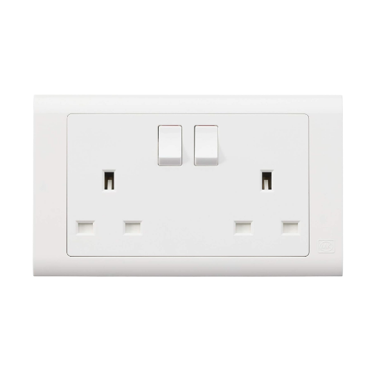 Picture of White 3-prong plug, size 7*14 MK