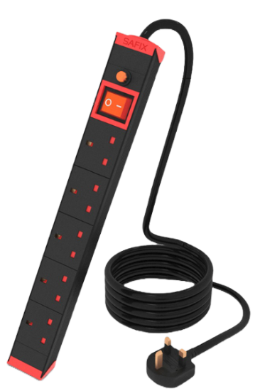 Picture of 5-hole, 3-yard electrical extension cord