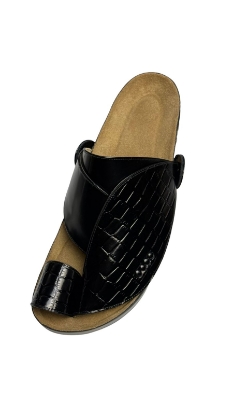 Picture of Saudi genuine crocodile leather shoes with orthopedic sole