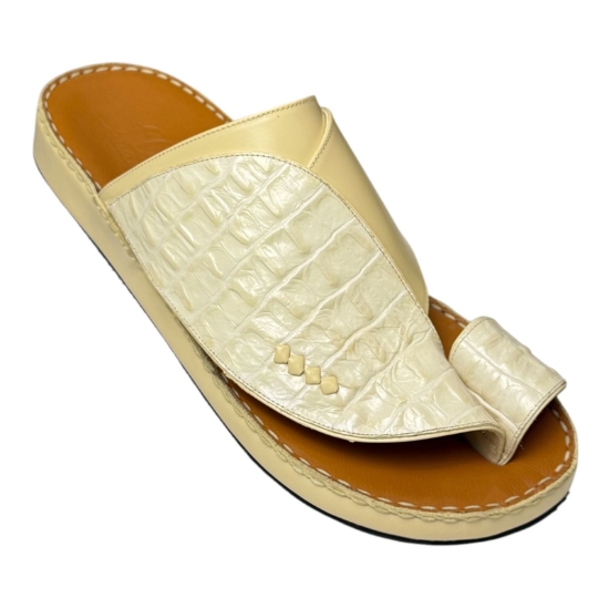 Picture of Saudi genuine crocodile leather shoes with orthopedic sole