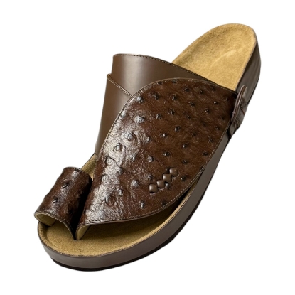 Picture of Saudi Genuine Leather Shoes with Orthopedic Footbeds