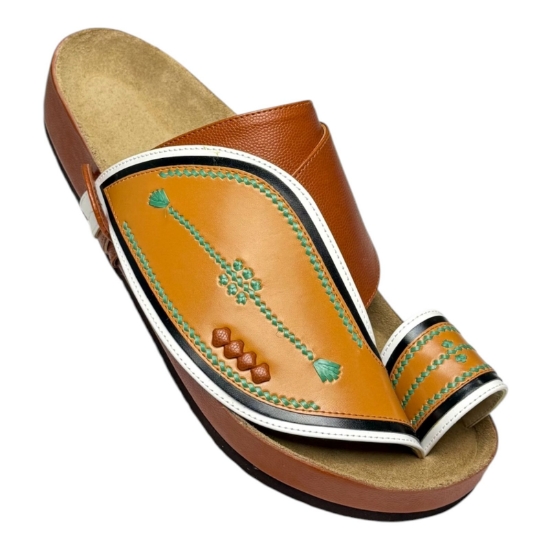 Picture of Saudi Genuine Leather Shoes with Original Birkenstock Footbeds