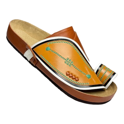 Picture of Saudi Genuine Leather Shoes with Original Birkenstock Footbeds