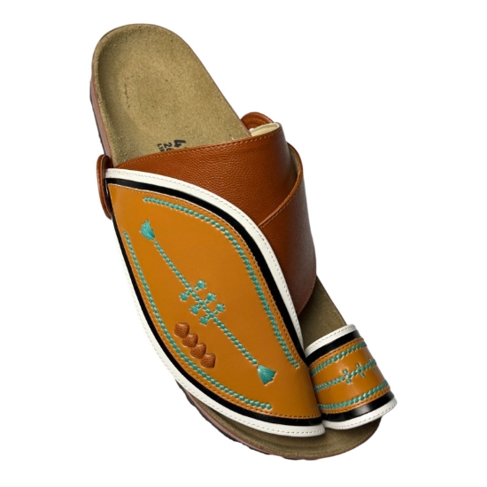 Picture of Saudi Genuine Leather Shoes with Original Birkenstock Footbeds
