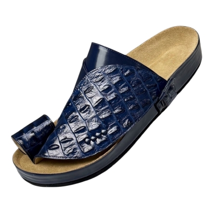 Picture of Saudi-made genuine leather shoes featuring orthopedic footbeds