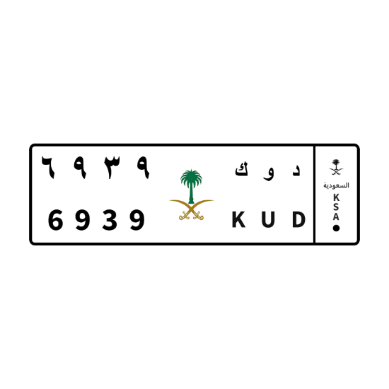 Picture of Plate د و ك 6939 (Riyadh)
